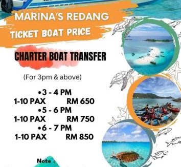 Pulau Redang Boat Rental | Marina's Redang Boat