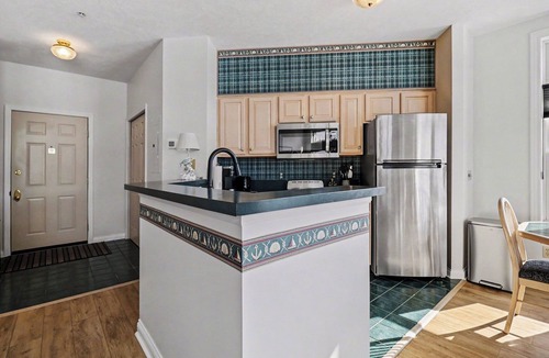 Manistee Condo | Marina Studio- King Bed, No Steps