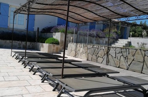 Chambonas Villa | Mas De Vignal Complet. Villa with beautiful infinity pool