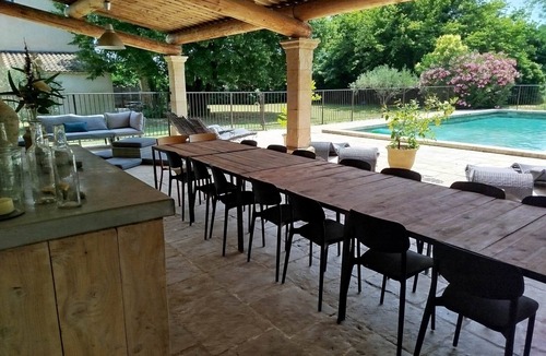 Jonquieres House | Mas, haven of peace, max 14 pers, swimming pool 6*12, WIFI, air conditioning, 10 mn from A75 exit