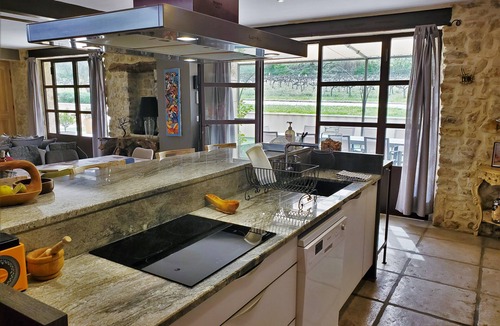 Saint-Julien-de-Peyrolas House | Mas private fenced pool, 5 min Gorges Ardèche, CLIM, WIFI, quiet.