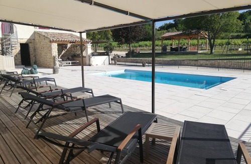 Saint-Julien-de-Peyrolas House | Mas private fenced pool, 5 min Gorges Ardèche, CLIM, WIFI, quiet.