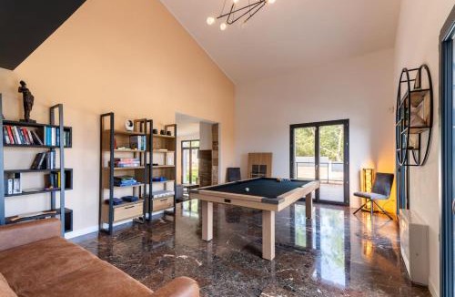 Argeles-sur-Mer Villa | Mas Sureda Soccer field & indooroutdoor pools