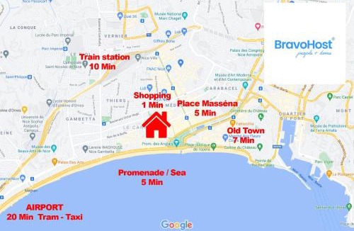 Carre d'Or Apartment | Massena 2 Pers Super Centrale WiFi