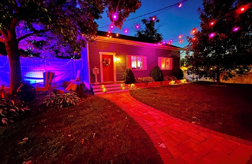Bloomington House | Massive game room, hot tub, firepit, grill, games