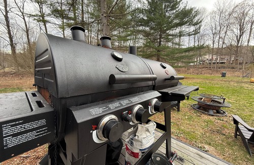 Woodstock House | Massive king suite + media gym Room, private shower, hot-tub patio& fire pit.”