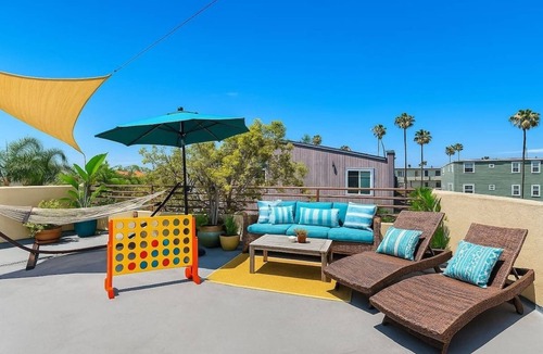 South Mission Beach Condo | Massive Oceanview 6BR Penthouse + Rooftop Decks