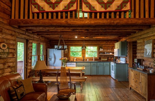 Sylva Cabin | May Availability! Amazing Views! Hand Built Log Cabin with Hot Tub and Fire Pit