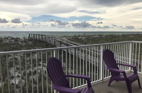 Pensacola Beach House | MAY AVAILABILITY! Beach Front/First Row on Gulf. 2B/2B. Next to Dune Crossover.
