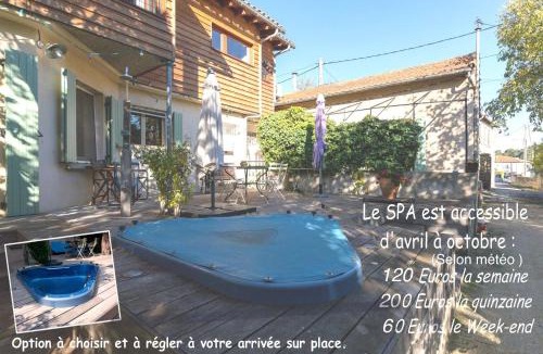 Les 3 Ponts House | MAZET avec spa