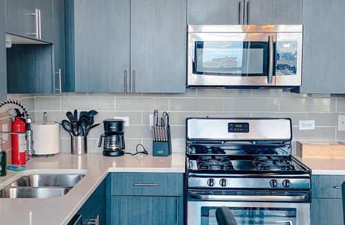 Near South Side Apartment | McCormick Place city view 2br/2ba with optional parking for up to 8 guests