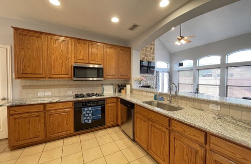 McKinney House | McKinney Retreat Family Home with Fenced Yard & Community Pool