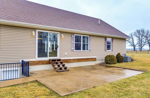 Odon House | ‘Meadow Edges’ w/Yard & Views in Odon