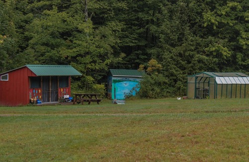 Etna Cabin | Meadow View Rustic Camping Cabin with WiFi