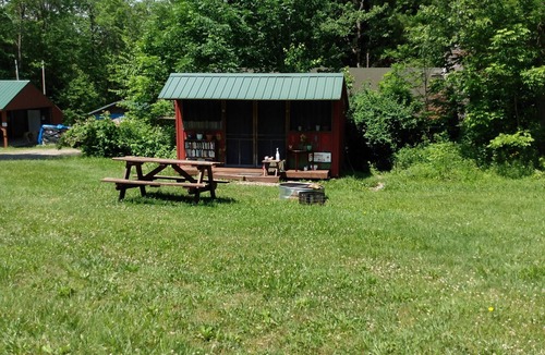 Etna Cabin | Meadow View Rustic Camping Cabin with WiFi