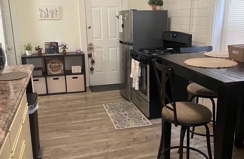 Downtown Buffalo Apartment | Medical Campus. 2 miles from downtown 1 block from Main St. train station.