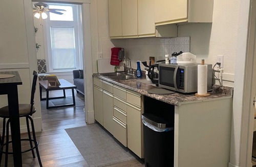 Downtown Buffalo Apartment | Medical Campus. 2 miles from downtown 1 block from Main St. train station.