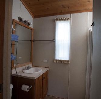 Lakehills Resort | Medina Lake Camping Resort Studio Cabin 2