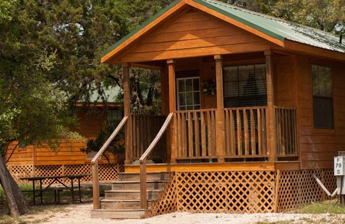 Lakehills Resort | Medina Lake Camping Resort Cabin 5