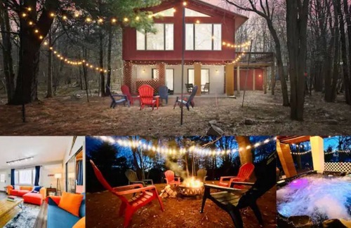 Briar Crest Woods Cabin | Mega Game Room ✰ Hot Tub ✰Firepit ✰ Lake/Beach
