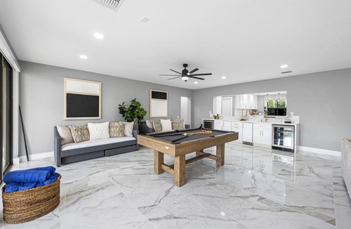 Riverside Park House | Mega-Yacht Showcase Villa with Pool Table/Marble