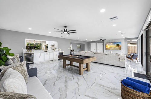 Riverside Park House | Mega-Yacht Showcase Villa with Pool Table/Marble