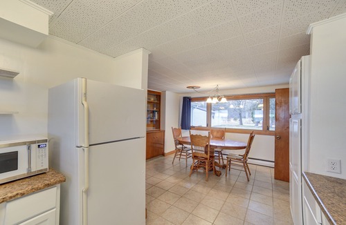 Menominee House | Menominee Waterfront Home w/ Private Beach Access!