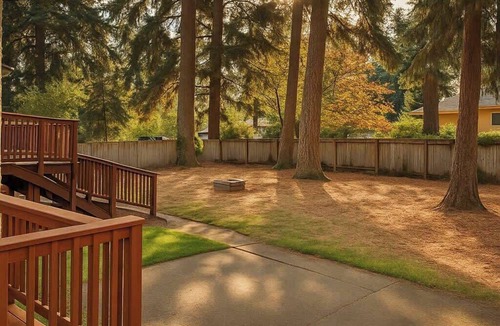Mercer Island House | MercerIsland,largeyard,grill,fire pit
