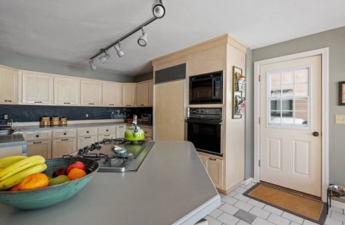 New Durham House | Merrymeeting Lakefront Retreat | Dock + Kayaks