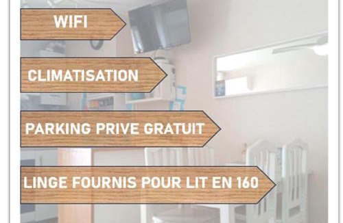 La Petite Motte Apartment | MES VACANCES A LA MER studio 4 pers, parking privé, wifi, linges fournis, climatisation