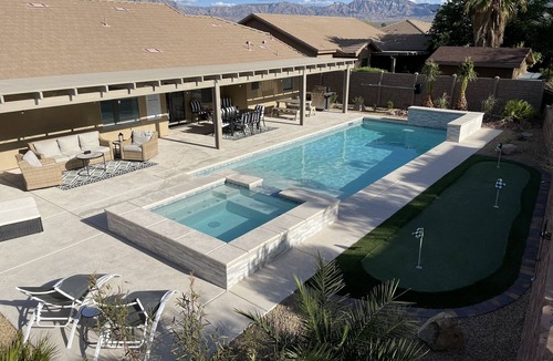 Mesquite House | Mesquite Oasis Pool and Spa!