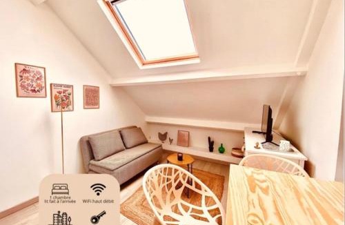 Tours City Centre Apartment | MiCASA, Studio avec Clim hyper centre