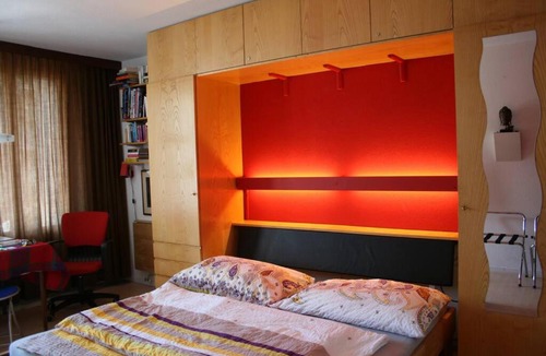 Davos-Platz Apartment | MicroAppartment with bath and cozy balcony