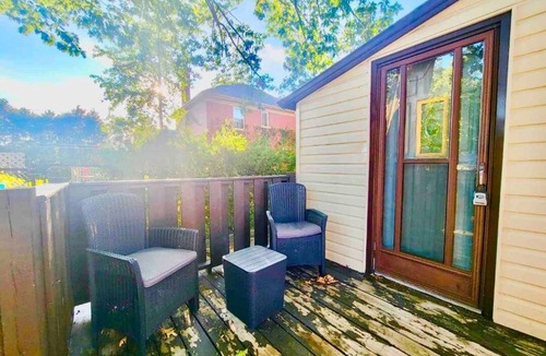 Cambridge Apartment | Mid century apartment with private backyard and deck
