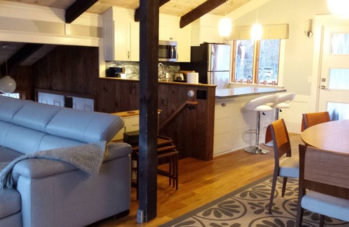 Jackson House | MID CENTURY MODERN BLACK MOUNTAIN CHALET; STUNNING VIEWS/FIRE PIT/HOT TUB