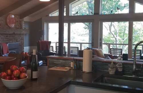 Jackson House | MID CENTURY MODERN BLACK MOUNTAIN CHALET; STUNNING VIEWS/FIRE PIT/HOT TUB