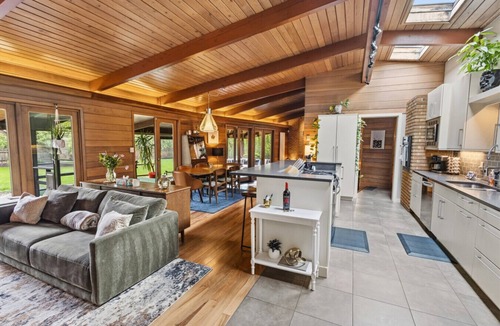 Champaign House | Mid-Century Modern Home w/Hot Tub By Country Club