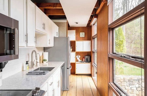 Wernersville House | Mid-Century Modern Escape with Secluded Hot Tub & Cozy Fire Pit