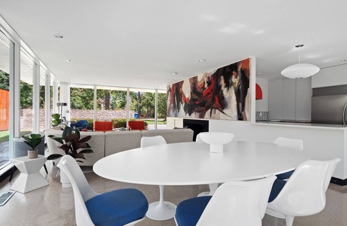 Saint Marys  Allen County House | Midcentury Glass Getaway