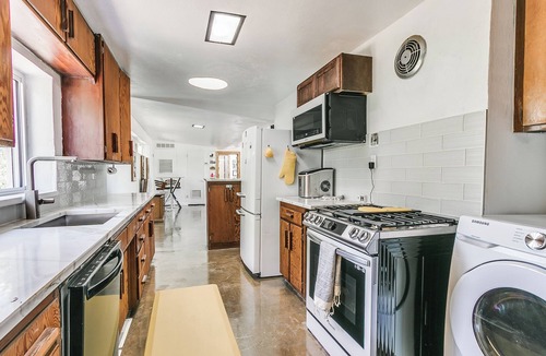 Central Oklahoma City House | Midcentury Oasis with hot tub!