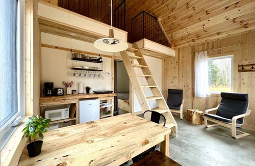 Saint-Gabriel-de-Valcartier Ski Chalet | Mini cottage # 2 by the river banks
