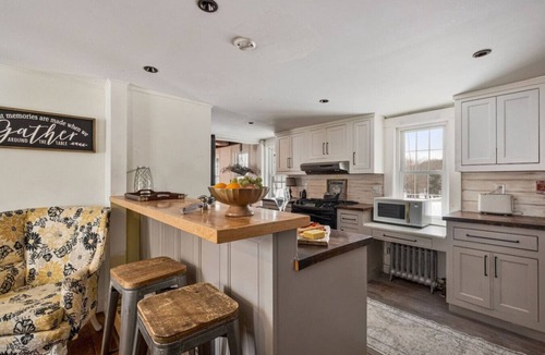 Gilmanton Condo | Mini Cows, Trails & Cozy Porch