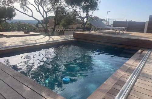 Ensues-la-Redonne Villa | Mini Villa avec Piscine Vue Mer