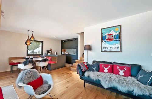 Bluche Ski Chalet | Mirador Alpine Horizon -Crans Montana- Swiss Alps