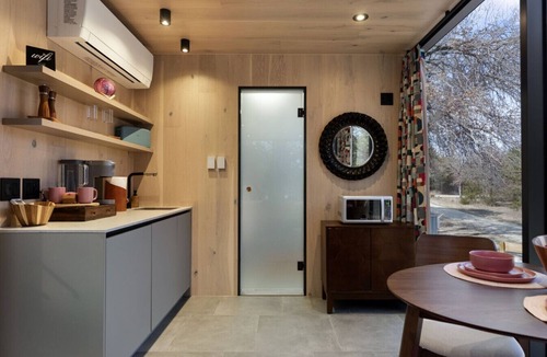 Myra Cabin | Mirror House in the North Texas Hill Country