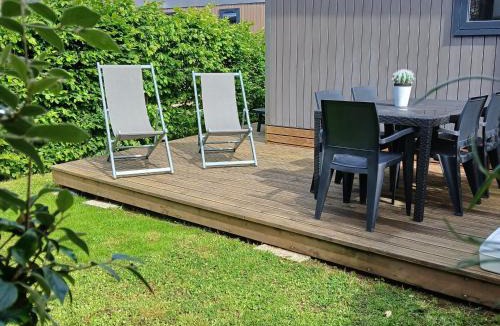 Jullouville House | Mobil-home 3 chambres avec piscine chauffée, proche plage et commerces - FR-1-361A-16