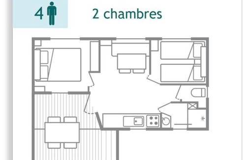 Chaille-les-Marais Other | Mobil-home 4 pers avec Terrasse à Chaillé-les-Marais - API-1-52-574
