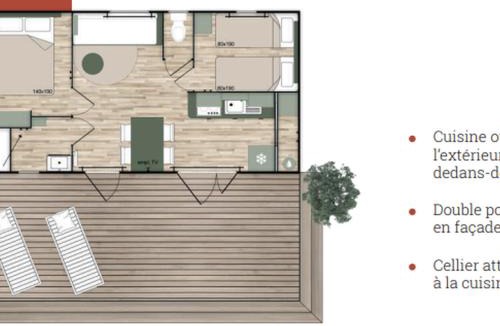 Long Other | Mobil-home 4 pers avec terrasse - API-1-52-1583