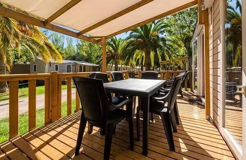Villeveyrac House | Mobil-home | Comfort XL | 2 Ch. | 4 pers. | Raised terrace | A/C