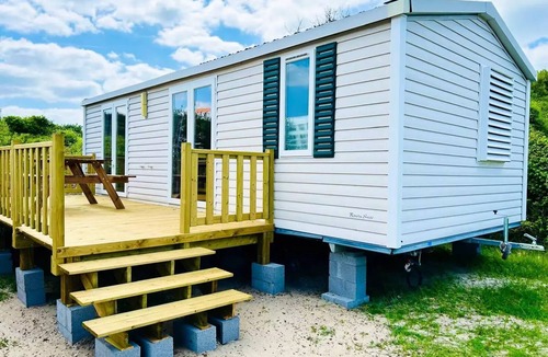 Sainte-Cecile-Plage House | Mobil home Confort 2 CH 4 pers + 5 ans 4 people